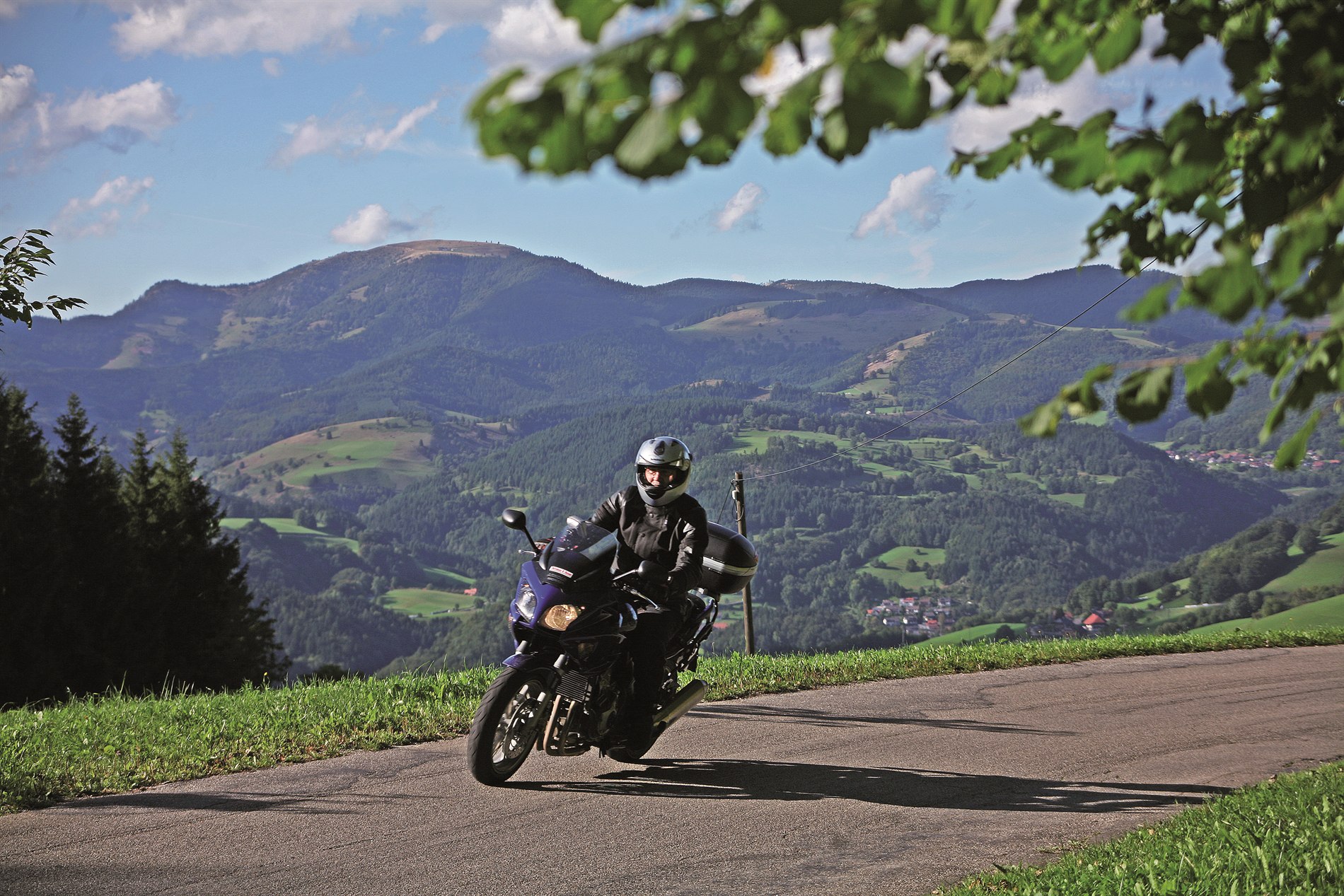 Motorrad fahren im Schwarzwald
